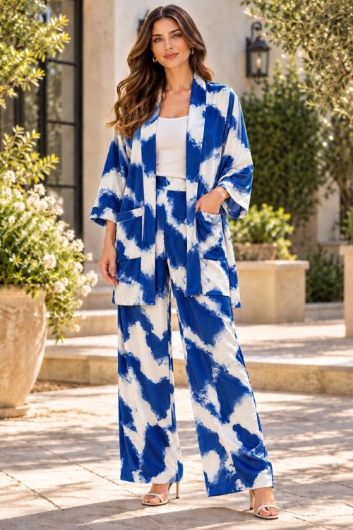 Saten Kimono Takım