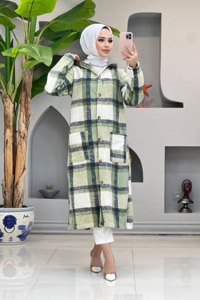 Şermin  Polar Oduncu Gömlek - Mint