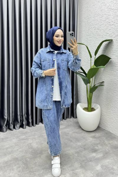 Songül İkili Kot Takım