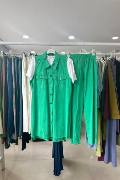 Tensel Kısa Kol Yelek 3 Lü