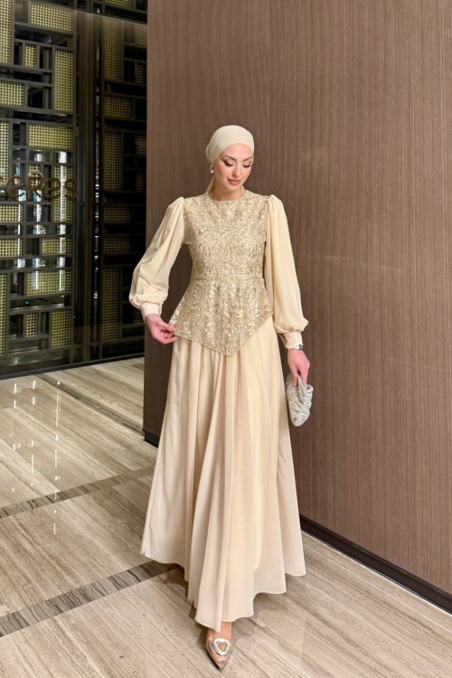 Zb Belgin Şifon Abiye