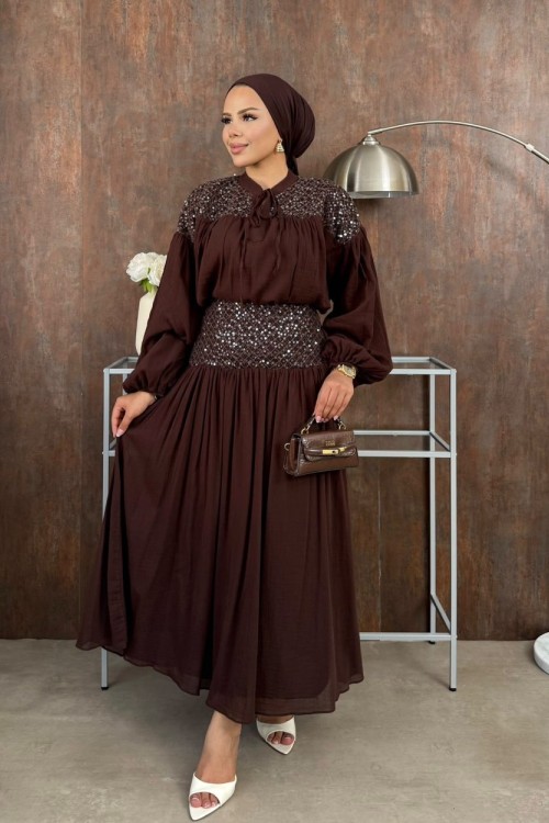 Zehra Astarlı Şifon Krep Takım