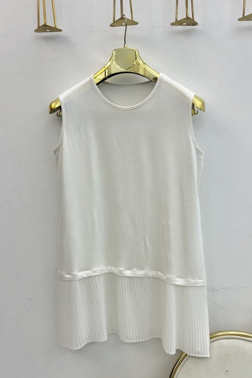 Beyaz Piliseli İçlik Tesettür Giyim