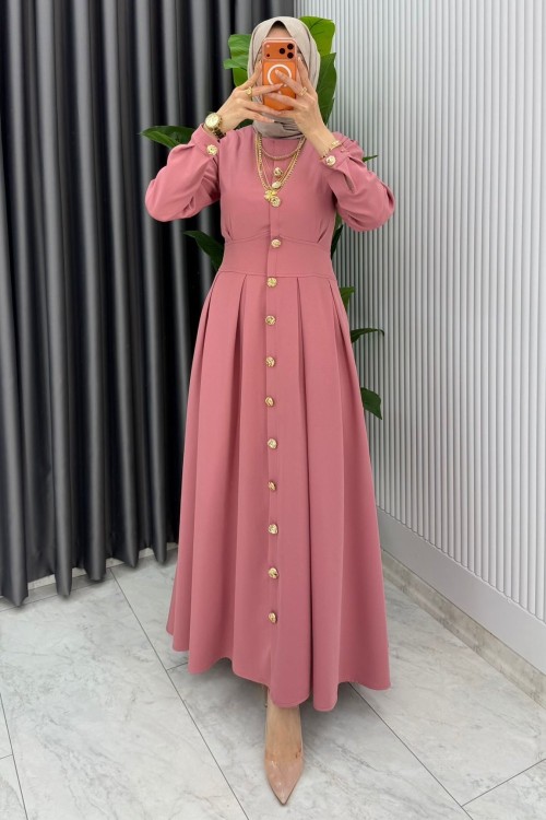 Gül Premium Asel Elbise Tesettür Giyim