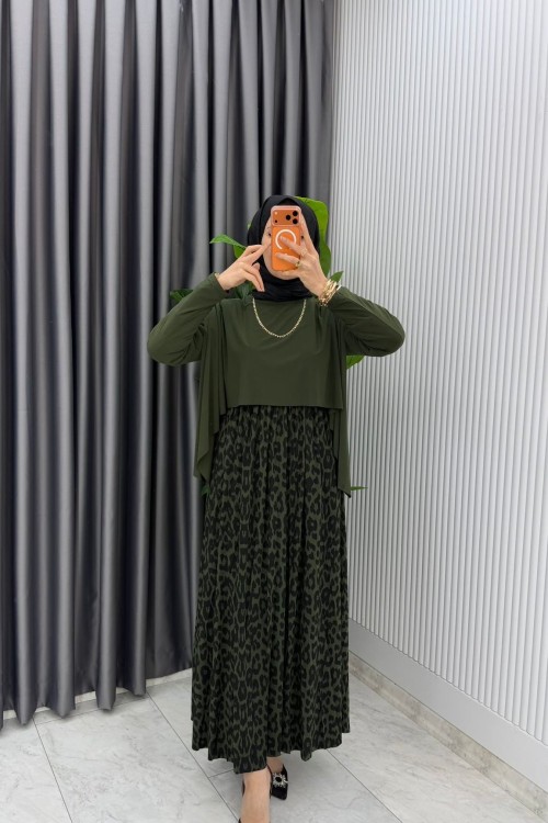 Haki Günay Elbise Tesettür Giyim