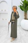 Haki Oysho Elbise Tesettür Giyim