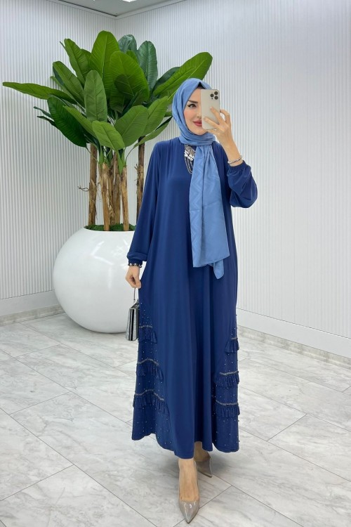 İndigo İsabella Elbise Tesettür Giyim