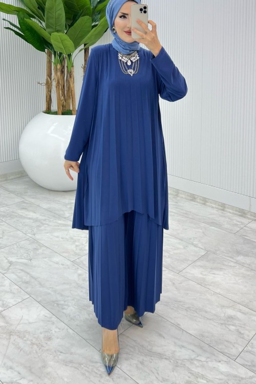 İndigo Yezra Takım Tesettür Giyim