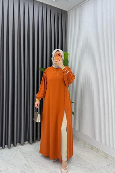 Kiremit Elisa Takım Tesettür Giyim