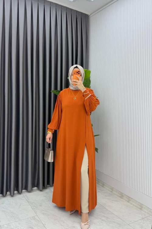 Kiremit Elisa Takım Tesettür Giyim