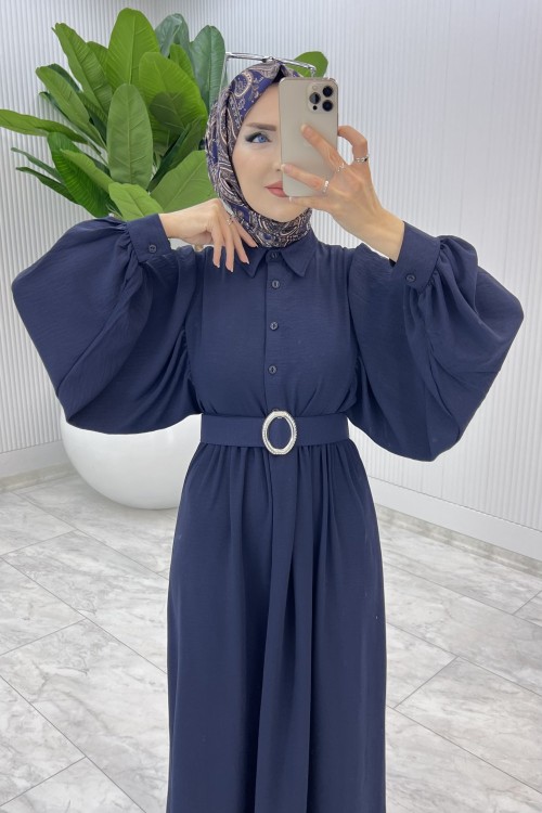 Laci Burçak Elbise Tesettür Giyim