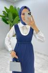 Lacivert Serpil Jile Tesettür Giyim