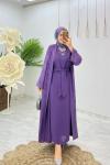 Mürdüm Premıum Tuana Abaya Takım
