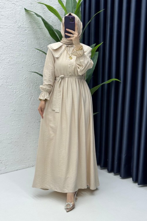 Taş Sanem Elbise Tesettür Giyim