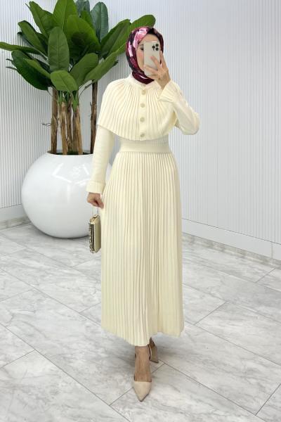 Taş Sümeyye İkili Triko Takım Tesettür Giyim