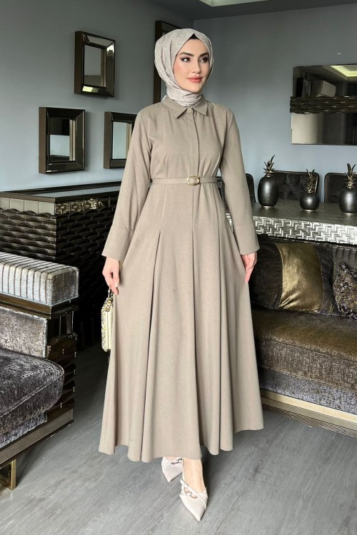 Toprak Premıum Farah Elbise Tesettür Giyim