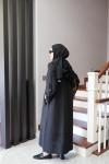 ELSE MEVSİMLİK TRENÇKOT SİYAH