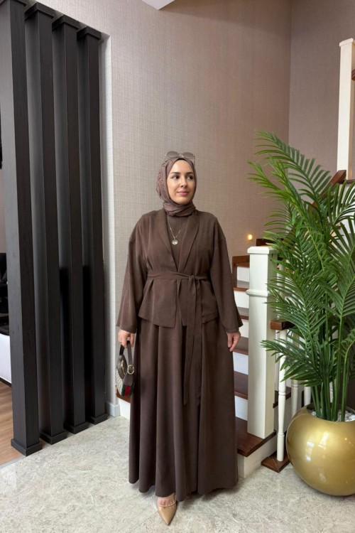 Farah Takım Kahverengi