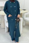 Gold Düğmeli Oysho Takım Petrol Yeşili