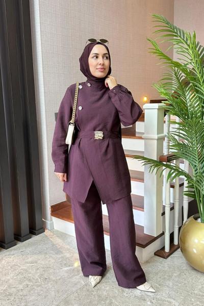 Kruvaze Kapama Cupra Takım Mürdüm