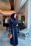 Layel Abaya Lacivert