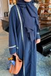 Layel Abaya Lacivert