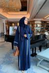 Layel Abaya Lacivert