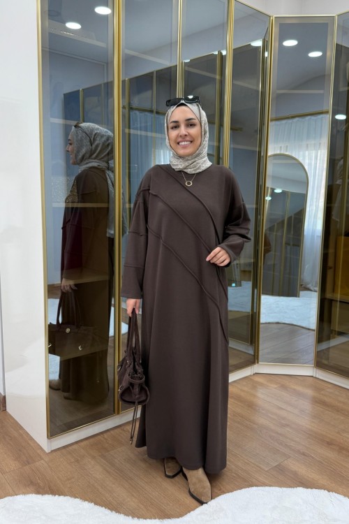 Nervür Detaylı Oysho Kahverengi