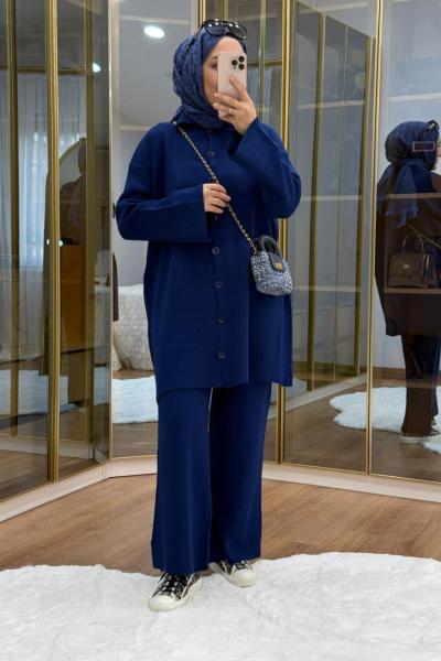 Triko Takım  Saks Mavisi