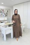 Yonca Elbise Kahverengi