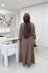 Yonca Elbise Kahverengi