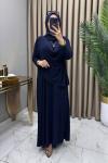 Ahenk Elbise Lacivert