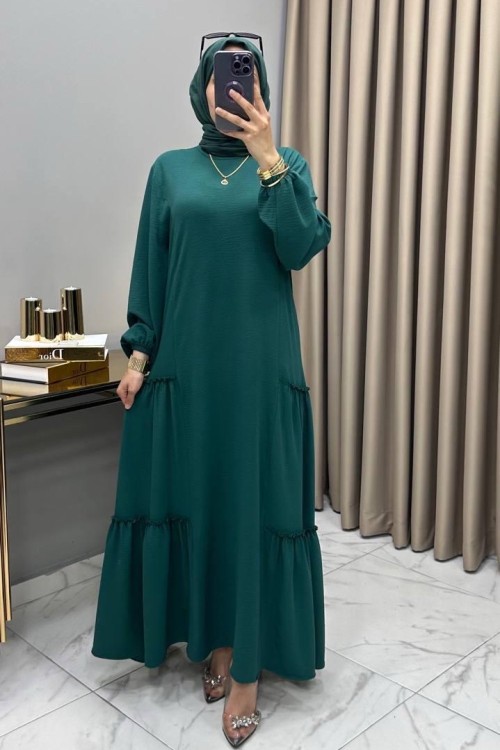 Cansel Elbise Zümrüt