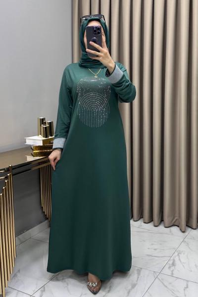 Elfida Abiye Elbise Zümrüt