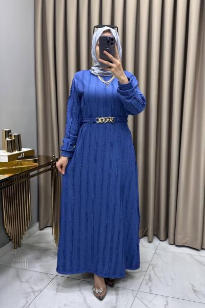 Eylül Elbise İndigo