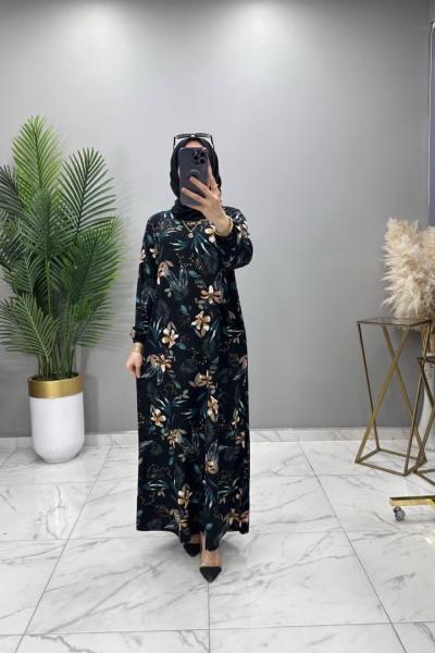 Gülbin Elbise Siyah