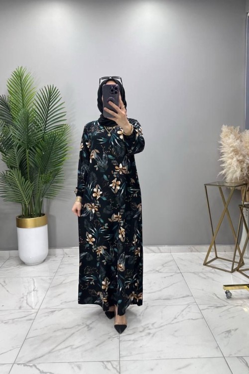 Gülbin Elbise Siyah