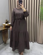 Gülşah Elbise Kahve