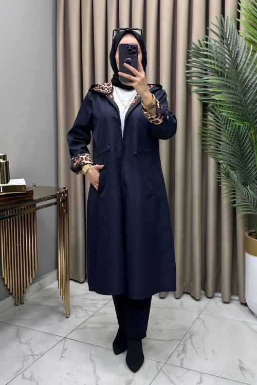 Leopar Trenç Lacivert