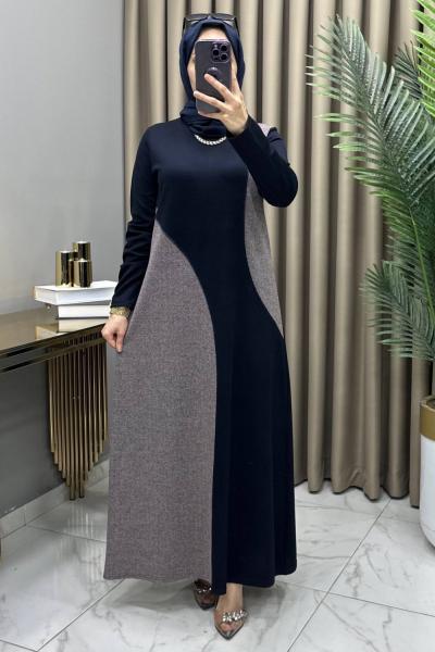 Meva Elbise Lacivert