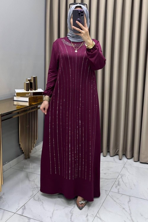 Reyhan Abiye Elbise Fuşya