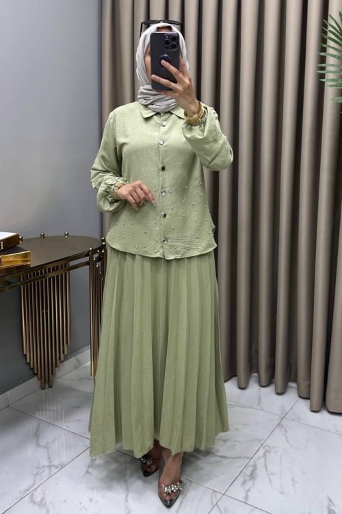 Suzan Etekli Takım Mint