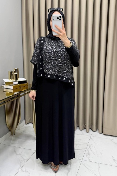 Vildan Elbise Takım Siyah