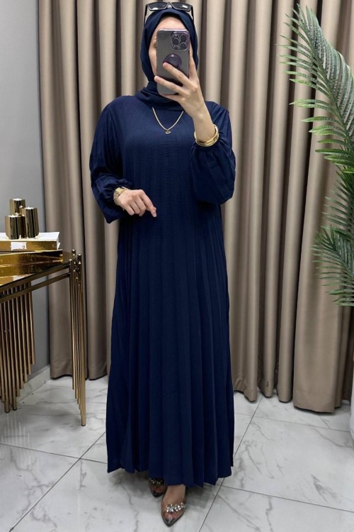 Zarife Elbise Lacivert