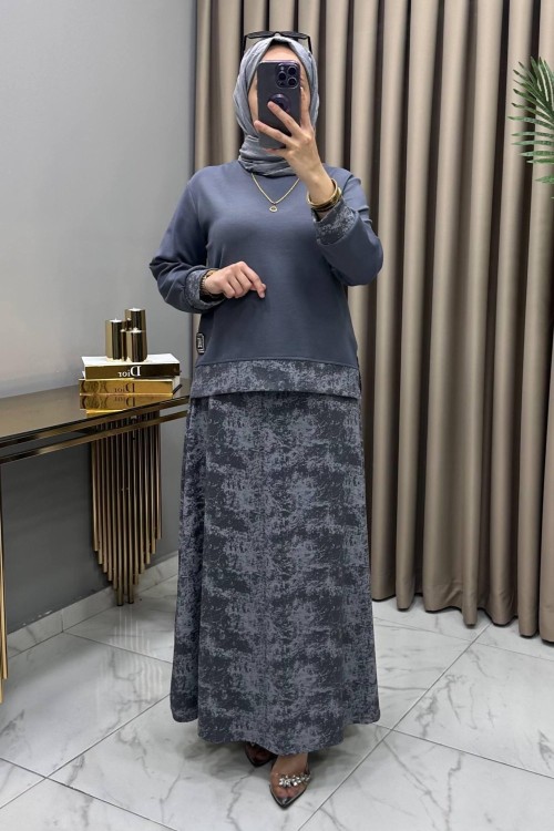 Zerafet Etekli Takım Füme