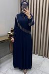 Zincir Elbise Lacivert