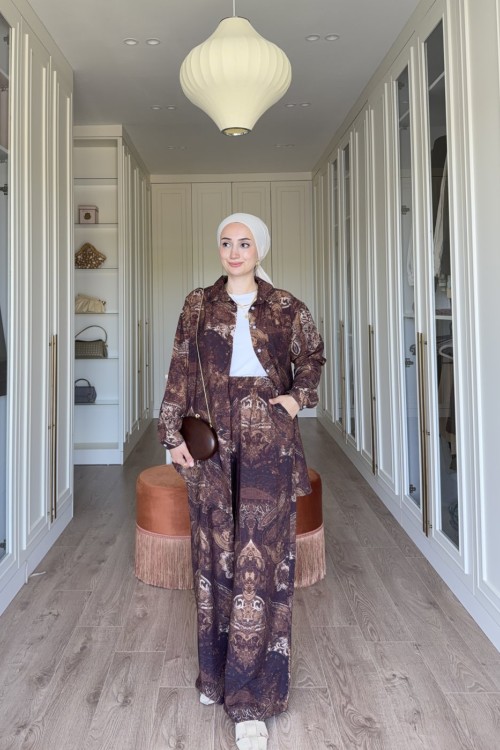 Aymira Takım-Kahverengi