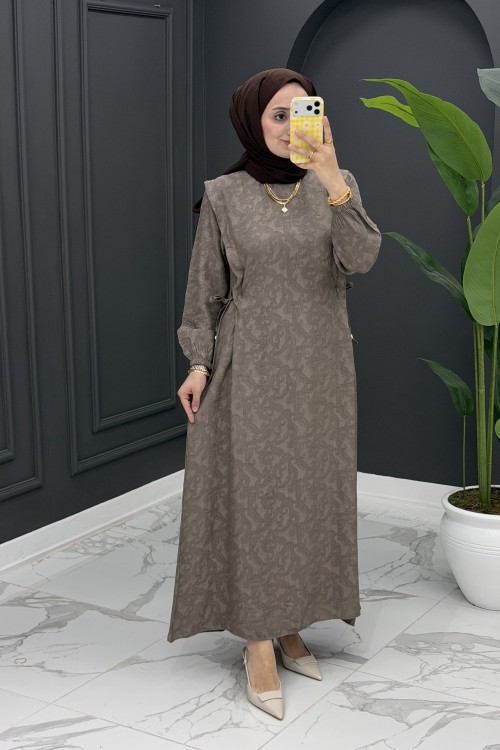 Belinay Elbise - vizon