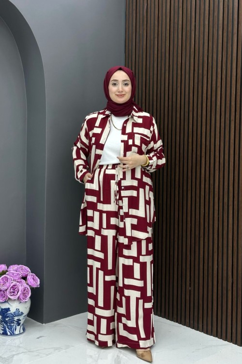 Belkıs Takım - Bordo