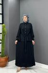 Yasemin Etekli Takım - Siyah